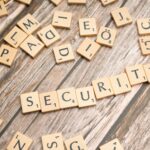 the word security spelled out in scrabble letters